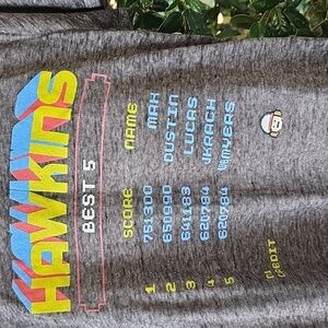Youth Large NWT Tony Hawk Kids‎ Graphic Tee - Gray with Colorful Print